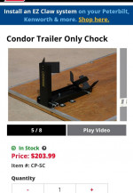 Condor Cycle Trailer only Chalk