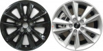 * * * Kia Sorento Black Wheel Covers & Black Center Caps * * *