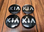 * * * Kia Sorento Black Wheel Covers & Black Center Caps * * *