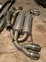 Subaru Imperza WRX quad tip SS exhaust