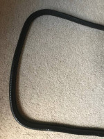 99-04 HONDA ODYSSEY Left REAR VENT WINDOW Quater GLASS WEATHER STRIP