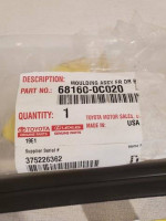 Weatherstrip Assembly, Front Door Glass, Outer Right - Toyota