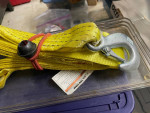 New Heavy Duty Rust Resistant 2800 Lb. Tow Strap