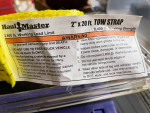New Heavy Duty Rust Resistant 2800 Lb. Tow Strap