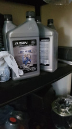 4 quarts of Aisin HCVTF Honda CVT trans fluid