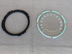 1957 Chevrolet Bel Air 150 210 Speedometer Lens and Bezel