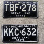 1979 MI LICENSE PLATES