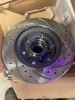 1960-87 12 INCH DISK BRAKE CONVERSION ROTORS/ CALIPERS SLOTTED VENTED