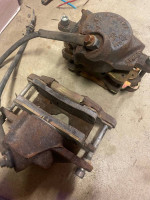 1960-87 12 INCH DISK BRAKE CONVERSION ROTORS/ CALIPERS SLOTTED VENTED