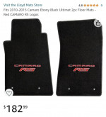 Lloyd’s 2010 - 2015 Camaro RS Floor Mats