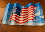 American Flag Windshield Sunshade Visor