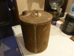 Antique Oil Can & Metal Funnel