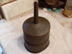 Antique Oil Can & Metal Funnel