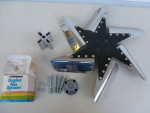 stainless flex fan,- 2 block fan spacer kit