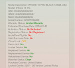 iPhone 15 Pro 128GB Verizon Only! Brand New Sealed