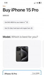 iPhone 15 Pro 128gb (in Box T-Mobile) Never used brand new