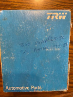Nib. Trw buick350 -Pontiac 301 std.size main bearing set