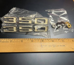 1968 Camaro 350 emblems