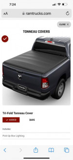 Ram Trifold cover NEW Takeoff