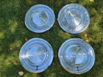 Set Of 4 Original 1961 Lincoln Continental 14" Hubcaps Used