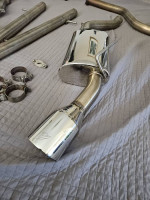 Fast Intentions Q50 3.7L CatBack Exhaust polished