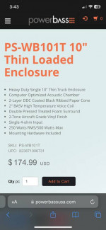 POWERBASS SUBWOOFER
