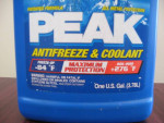 PEAK Antifreeze and Coolant One Gallon - Protects to Minus 84 Degrees