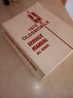 Vintage 1978 Oldsmobile Chassis Service Manual