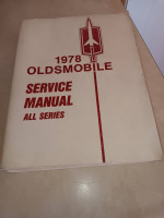 Vintage 1978 Oldsmobile Chassis Service Manual