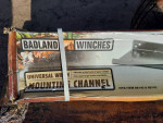 Badland universal wench mounting channel