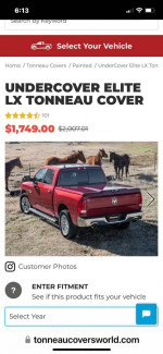 Hard Tonneau Cover Dodge Ram 1500 New Body Style Dark Green or Brown