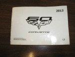 2013 Chevy Corvette Owners Manual