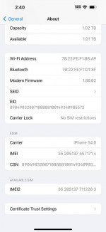 Apple iPhone 14 Pro Max 1TB Space Black Unlocked Like New Condition