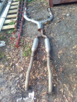 09 Nissan exhaust and exhaust pipe