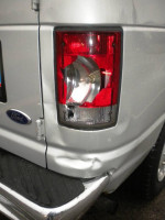 FORD 2002 E250 VAN RIGHT R/S TAIL LIGHT ~ repaired/rebuilt ~