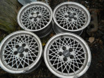 Four 16X8 ABS alum. wheels