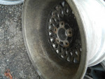 Four 16X8 ABS alum. wheels