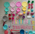 Kitchen Toys for Kids, plates forks spoons….etc