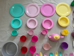 Kitchen Toys for Kids, plates forks spoons….etc