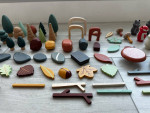 Wooden forest and creatures, toys for toddlers