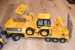 Bruder Toys Man TGA Low Loader Truck With JCB Backhoe Loader