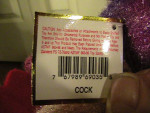 Vintage Royal Plush Toys-Sitting Cock Bird-6 1/2" Tall