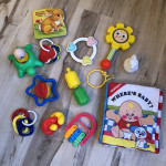 Set of miscellaneous baby toys