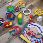 Set of miscellaneous baby toys