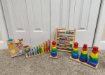 Bundle Of 5 Melissa & Doug Wood Toys
