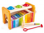 Hape Pound & Tap Bench with Slide Out Xylophone and Extra musical toys!