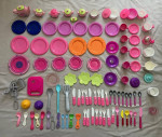 Kitchen Toys for Kids, plates, forks, spoons, cups, … etc…