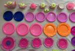 Kitchen Toys for Kids, plates, forks, spoons, cups, … etc…