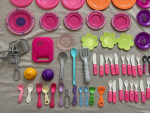 Kitchen Toys for Kids, plates, forks, spoons, cups, … etc…
