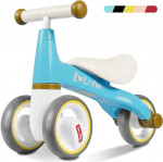 LOL-FUN Baby Balance Bike Toys Blue Push Scooter Trike Tricycle